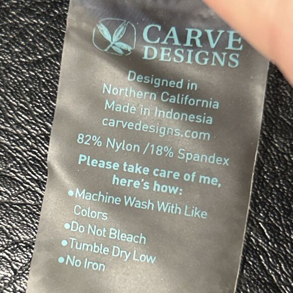 Carve Designs Beach Rashguard Womens Large Swim Shirt Navy Blue UPF 50 New - Picture 5 of 8